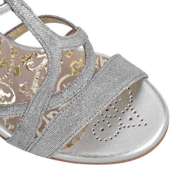 A13 Silver Glitter toe