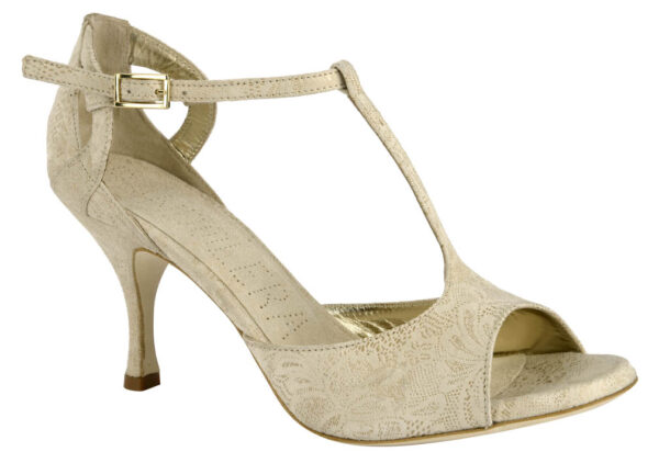 A7 Cream Suede 8cm