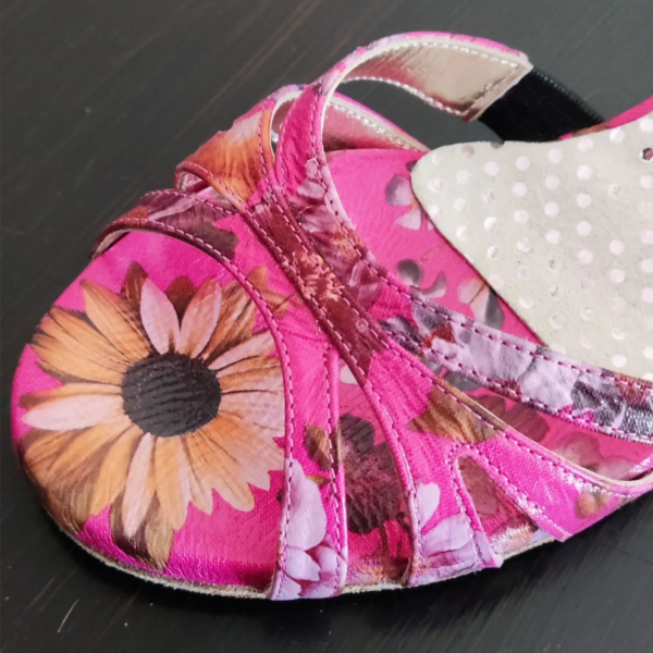 Detail images of tango practice shoe